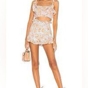 Lovers and Friends Charlotte Bralette and Matching Shorts